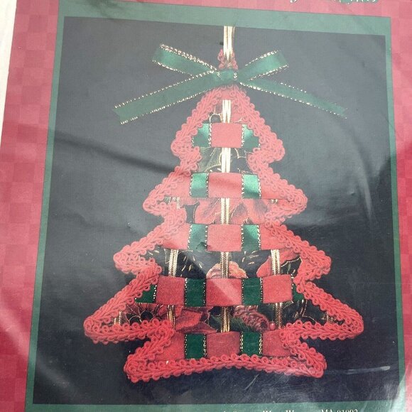 Wrights Pin Weaving Ornament Kit Christmas Tree Holiday Vintage #194-306-999 - Picture 6 of 10